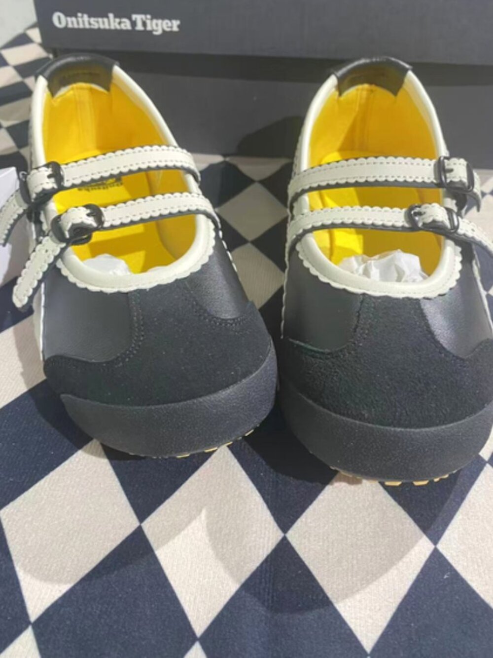 🔥 Onitsuka Tiger Mexico 66 Ballet Shoes | Black White | Women | Low Profile Sli - Picture 5 of 8